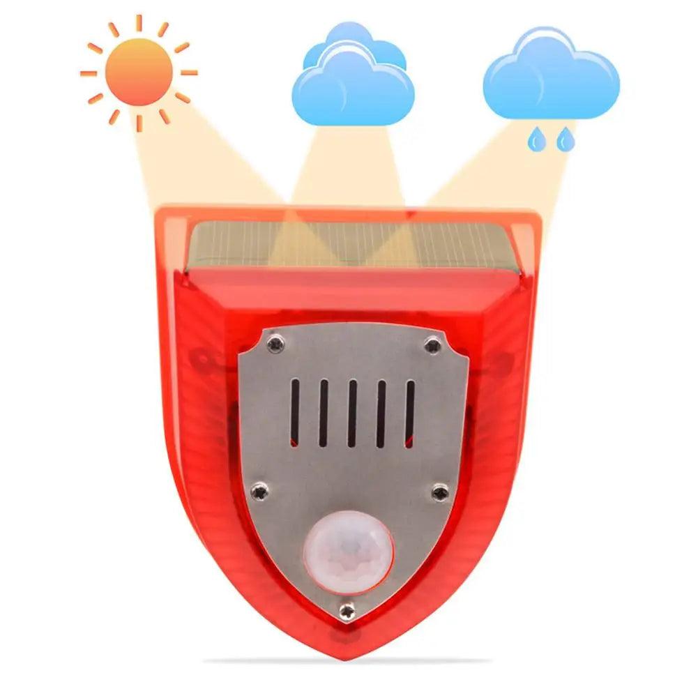 Solar Alarm Light IP65 Waterproof Motion Sensor Alarm Lamp Outdoor Garden Dog Barking Animal Driver Security Lamp For Farm Yard - Premium motion sensor alarm from Lizard Vigilante - Just $29.99! Shop now at Lizard Vigilante