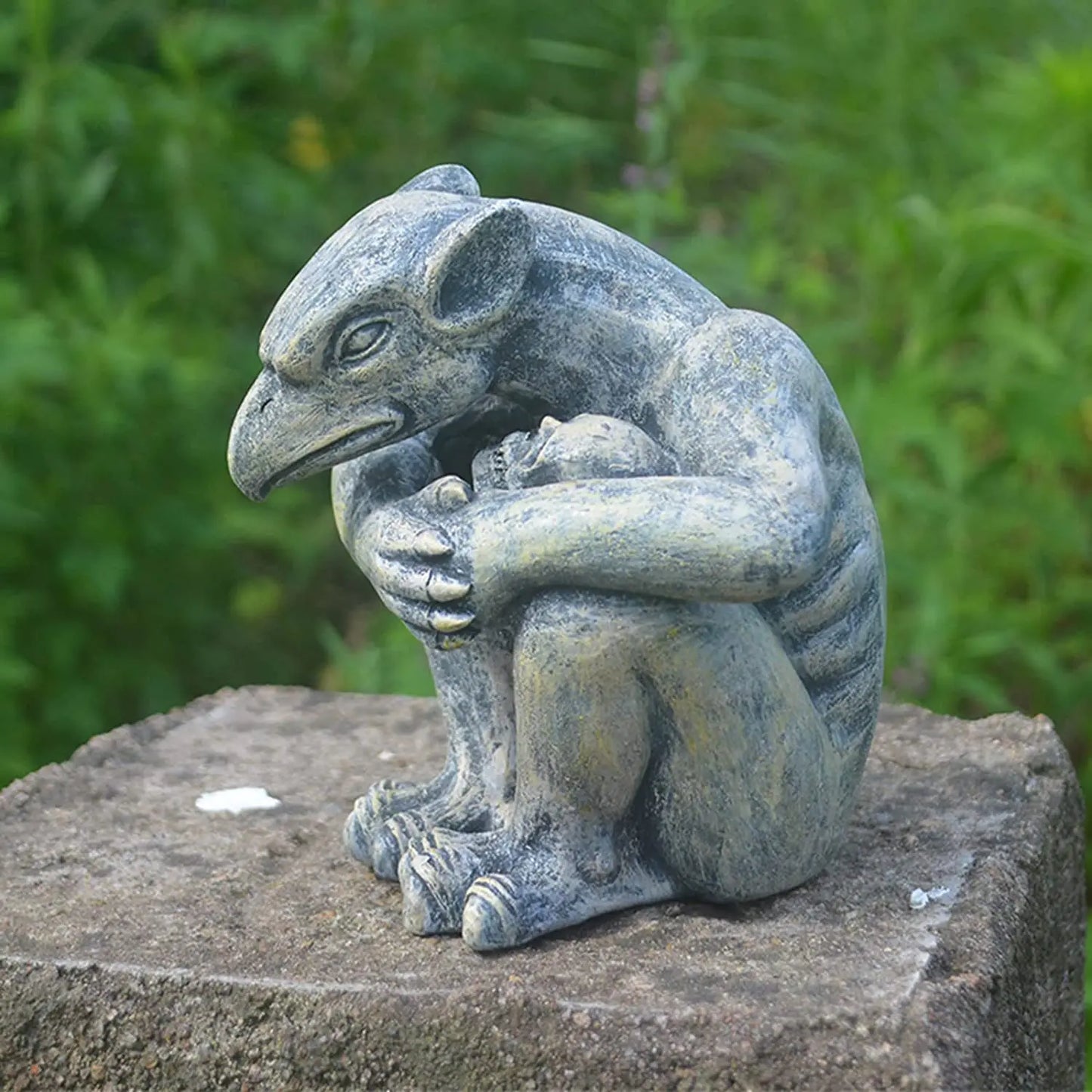 Gargoyle Gothic Decor Statue, Gargoyle Garden Guardian Sculpture, Medieval Gargoyle Mantel Office Bedroom Garden Decoration