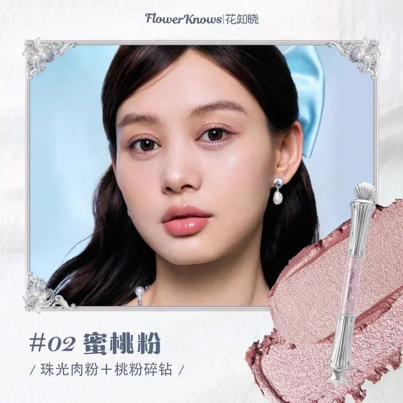 Flower Knows Strawberry Cupid Cake Lip Cream Lip Mud Matte Moisturizing Lipstick Silky Smooth Lip Makeup Professional Cosmetics