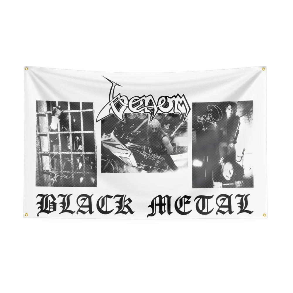 Heavy Rock Band Venom Flag – 3x5Ft Polyester Digital Printed Banner for Bedroom Wall Art & Outdoor Decoration - Premium banner from Lizard Vigilante - Just $15.99! Shop now at Lizard Vigilante