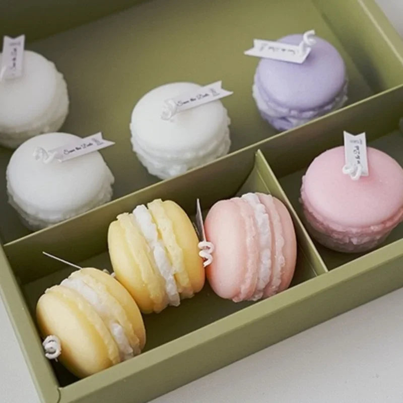 2025 Cute Macaron Creative Styling Aromatherapy Candles Home Fragrance Collection Decoration Ornaments Christmas Birthday Gifts