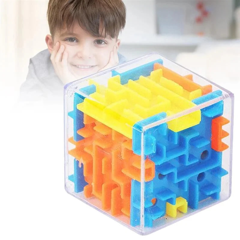 3D Maze Magic Cube Six-Sided Puzzle Toy – Brain-Teasing Labyrinth Cube for Kids & Adults, Stress-Relief Game - Premium toy from Lizard Vigilante - Just $43.99! Shop now at Lizard Vigilante