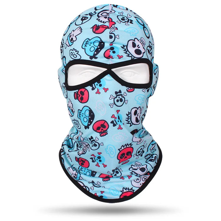 Skull Bandana Balaclava for Men & Women – Halloween Windproof Sports Scarf, Full Face Cover for Riding, Skiing, Fishing, Hiking, and More - Premium T-Shirt from Lizard Vigilante - Just $19.99! Shop now at Lizard Vigilante