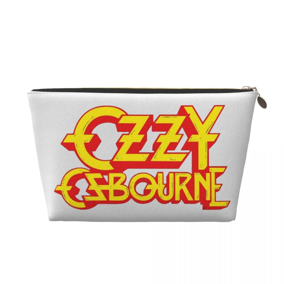 Custom Heavy Metal Rock Ozzy Osbourne Travel Toiletry Bag for Women Makeup Cosmetic Organizer Beauty Storage Dopp Kit - Premium makeup bag from Lizard Vigilante - Just $20.99! Shop now at Lizard Vigilante