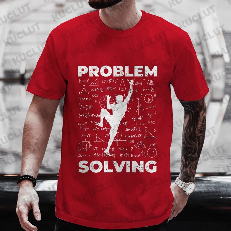 Cliff Chaos Problem Solver Street Climber Tee