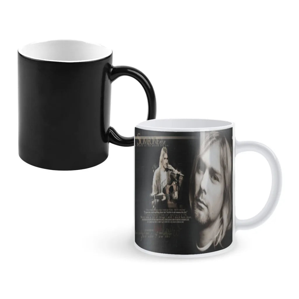 Nirvana Thermochromatic Magic Mug – Heat-Reactive Rock Band Coffee Cup for Bold Fans & Legendary Gifting - Premium mug from Lizard Vigilante - Just $19.88! Shop now at Lizard Vigilante