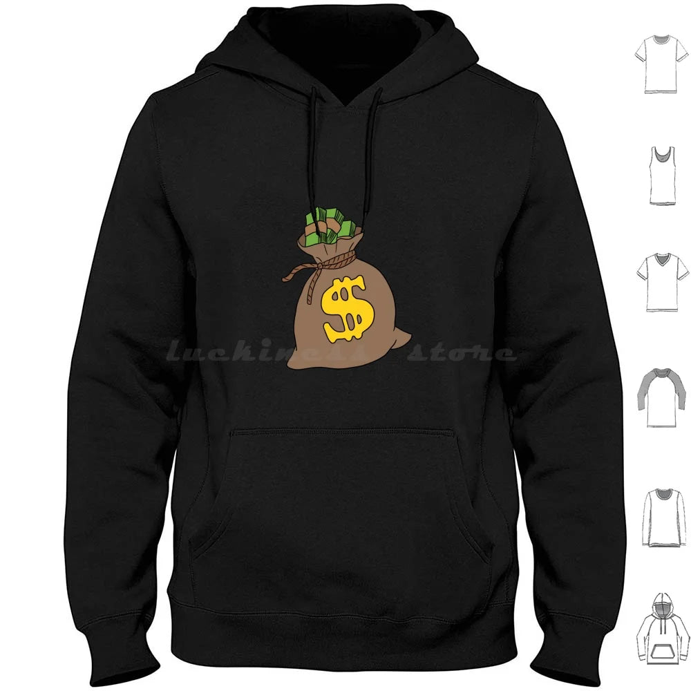 Cash Flow Money Bag Hoodie – Hustle Hard, Stack High! | Rich Mula Dollar Graphic Sweatshirt | Pay Me Payday Streetwear - Premium hoodies from Lizard Vigilante - Just $33.99! Shop now at Lizard Vigilante