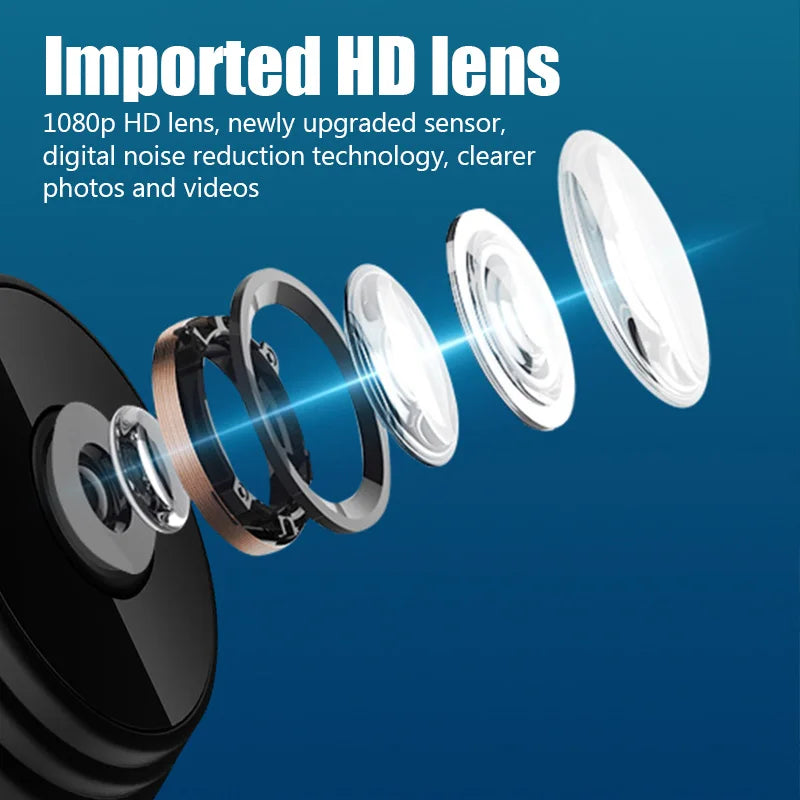 Mini A9 Camera WiFi Wireless Monitoring Security Protection Remote Monitor Camcorders Video Surveillance Smart Home - Premium  from Lizard Vigilante - Just $7.99! Shop now at Lizard Vigilante