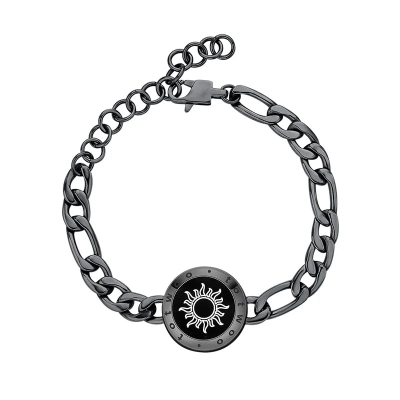 TOTWOO Touch Single Bracelet - Long Distance Touch Bracelet Light up and Vibration Relationship Love Baracelet Smart Jewelry