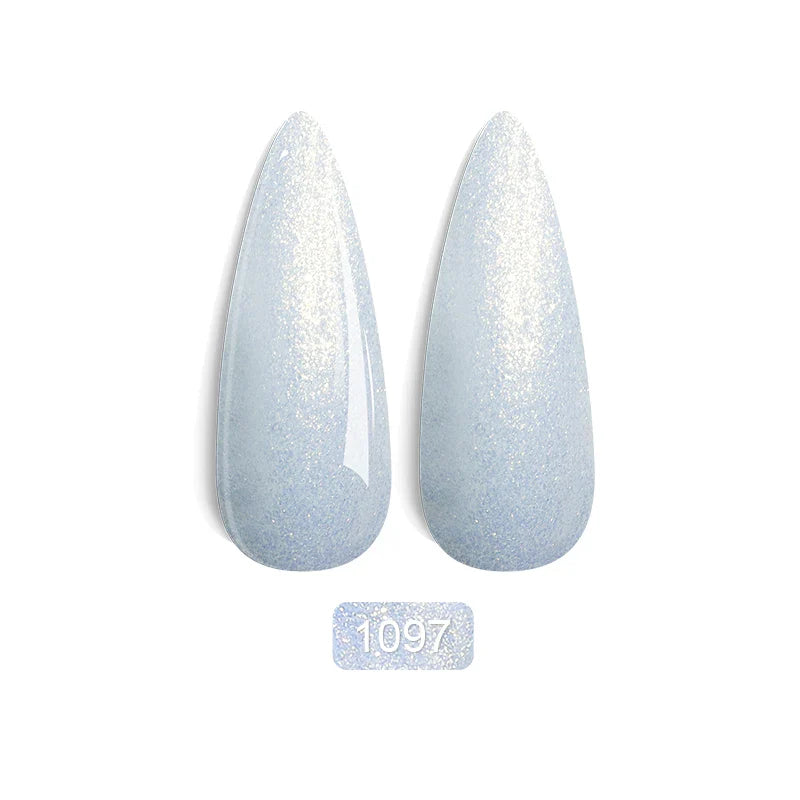 Rainbow Ghini Ultra Shiny Glitter Gel Nail Polish Semi-permanent Gellack UV Varnish Gold Silver Metal Gel Nail Art Wholesale Top