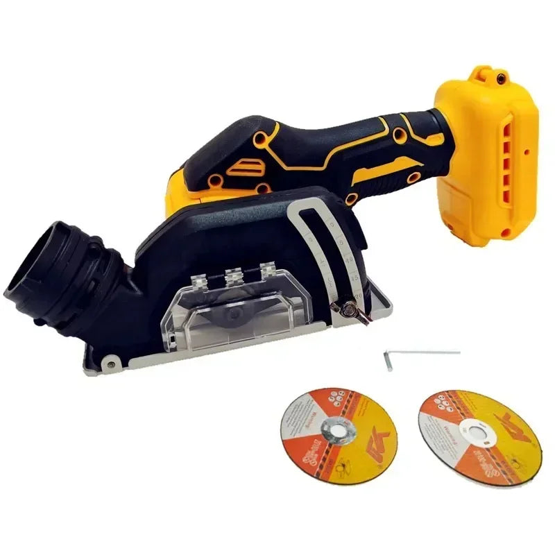 Fit for DeWALT 20V Battery Cordless Angle Grinder 3 Inch Handle CUT OFF Electirc Cutting Mini Circular Saw Machine Power Tools - Premium  from Lizard Vigilante - Just $80.99! Shop now at Lizard Vigilante