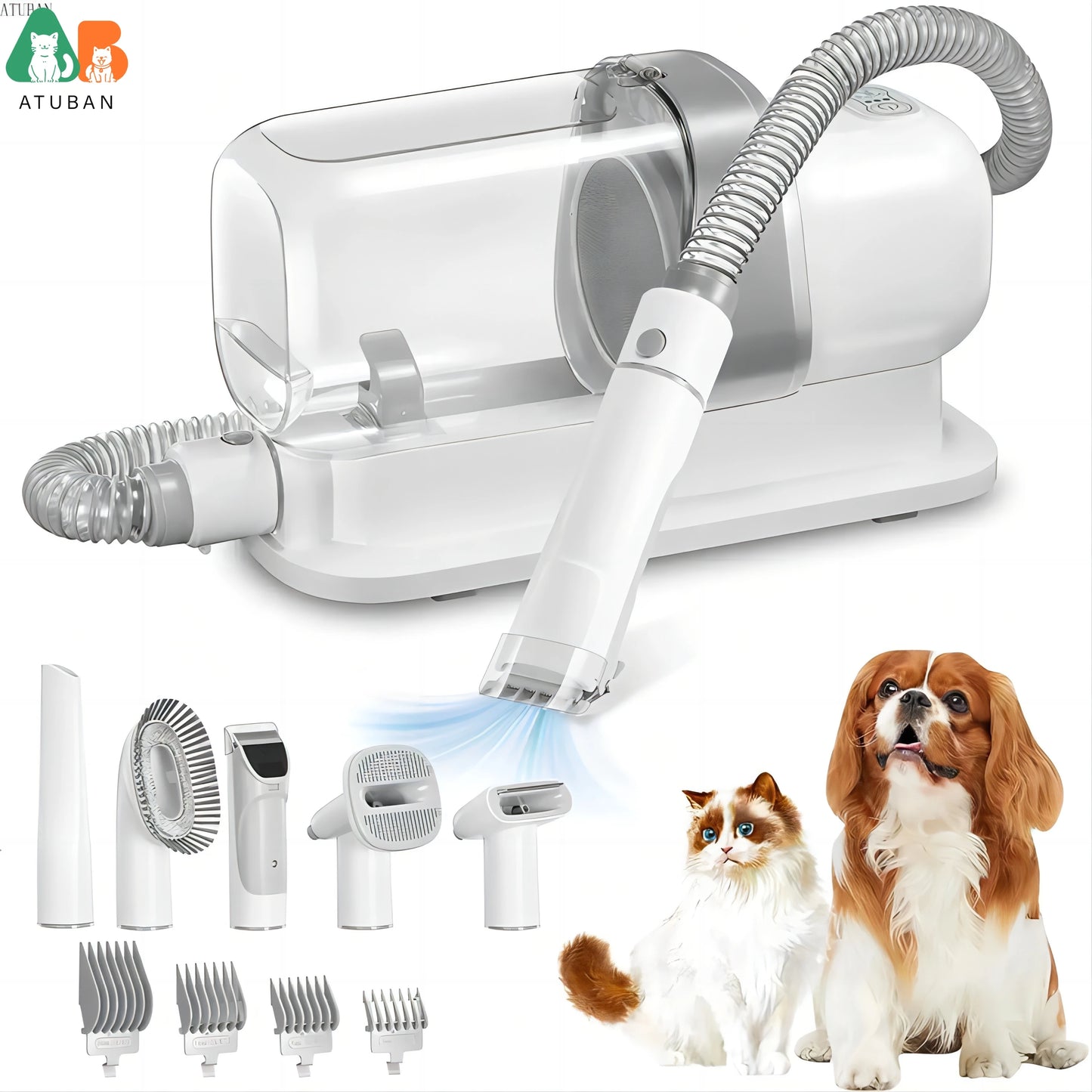 ATUBAN Pet Grooming Vacuum: The Ultimate All-in-One Solution - Premium vacuum from Lizard Vigilante - Just $99.88! Shop now at Lizard Vigilante