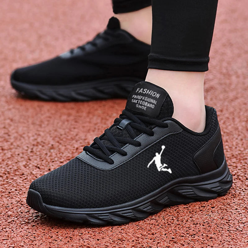 Ultimate Comfort Men's Breathable Basketball Logo Sneakers - Premium shoes from Lizard Vigilante - Just $43.88! Shop now at Lizard Vigilante