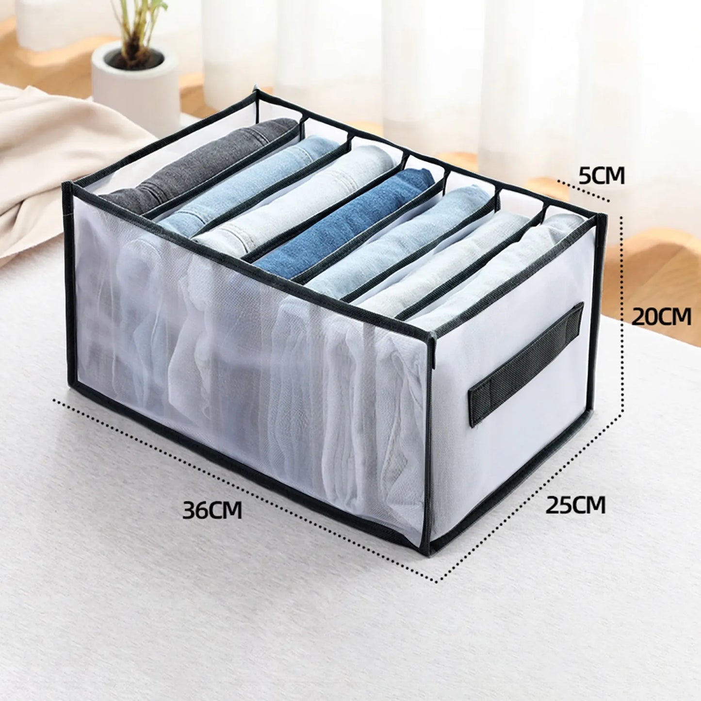 Fabric Underwear Bra Storage Box Underwear Sorting Box Panty Socks Compartment Storage Box Drawer Organizer Home Storage