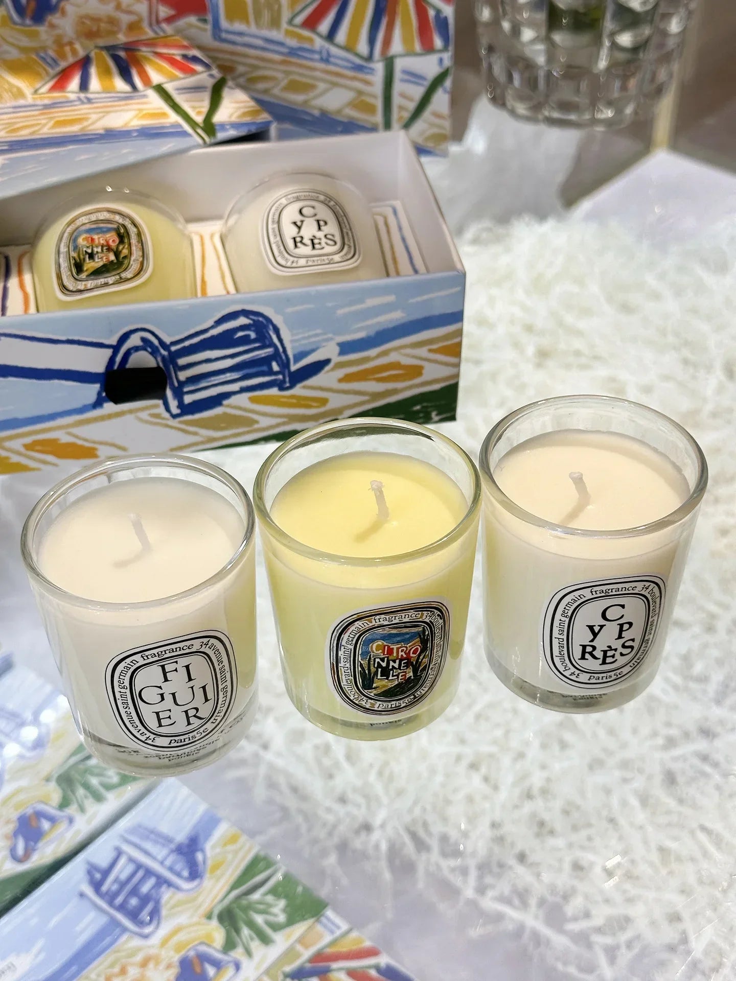 Aromatherapy Candle Natural Plant Scented Candles French Fragrance Fresh And Elegant Lasting Air Companion Aroma Gift