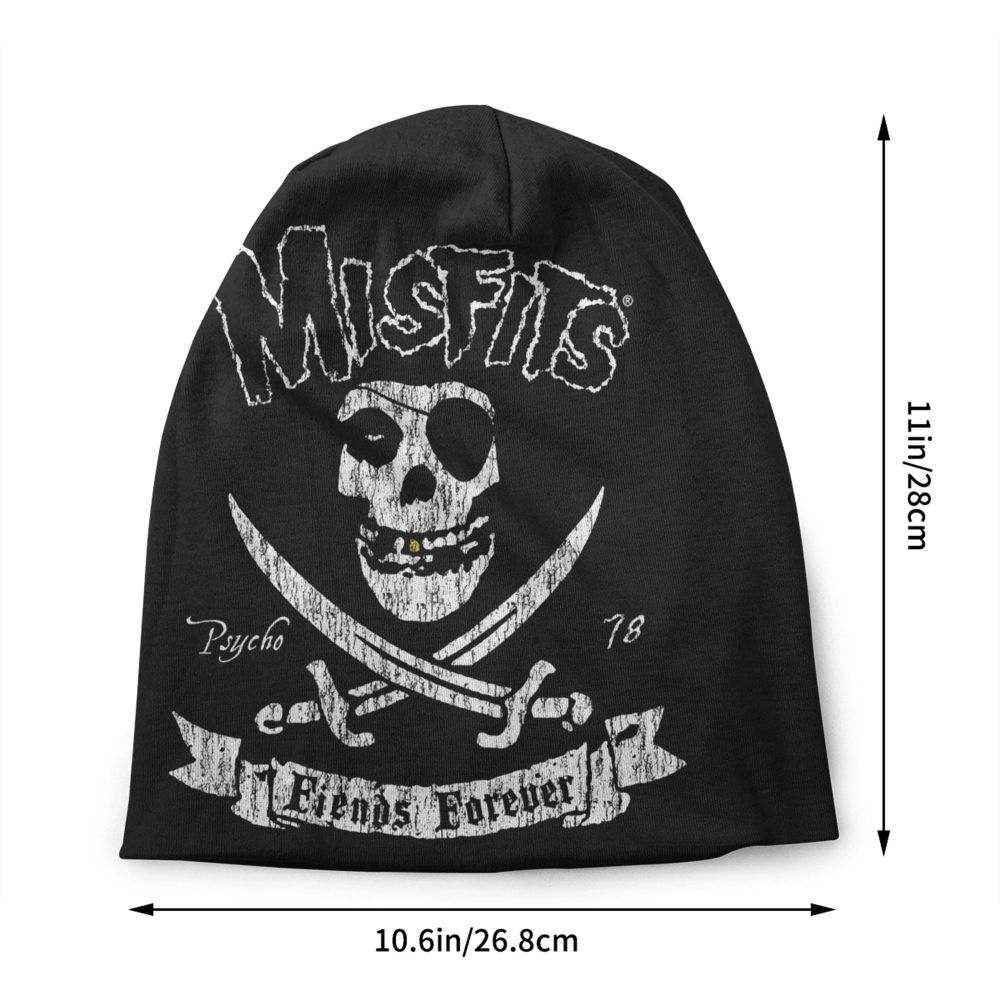 Misfits Horror Punk Rock Knit Beanie – Unisex Winter Skull Cap for Men & Women - Premium beanie from dsers - Just $19.99! Shop now at Lizard Vigilante