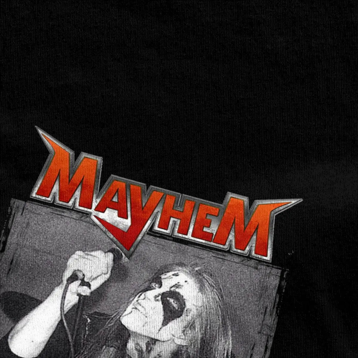 Black Metal Mayhem Dead T-Shirts for Men Women Crew Neck Cotton Short Sleeve Tee Shirt Gift Idea Clothing - Premium t-shirt from Lizard Vigilante - Just $24.99! Shop now at Lizard Vigilante