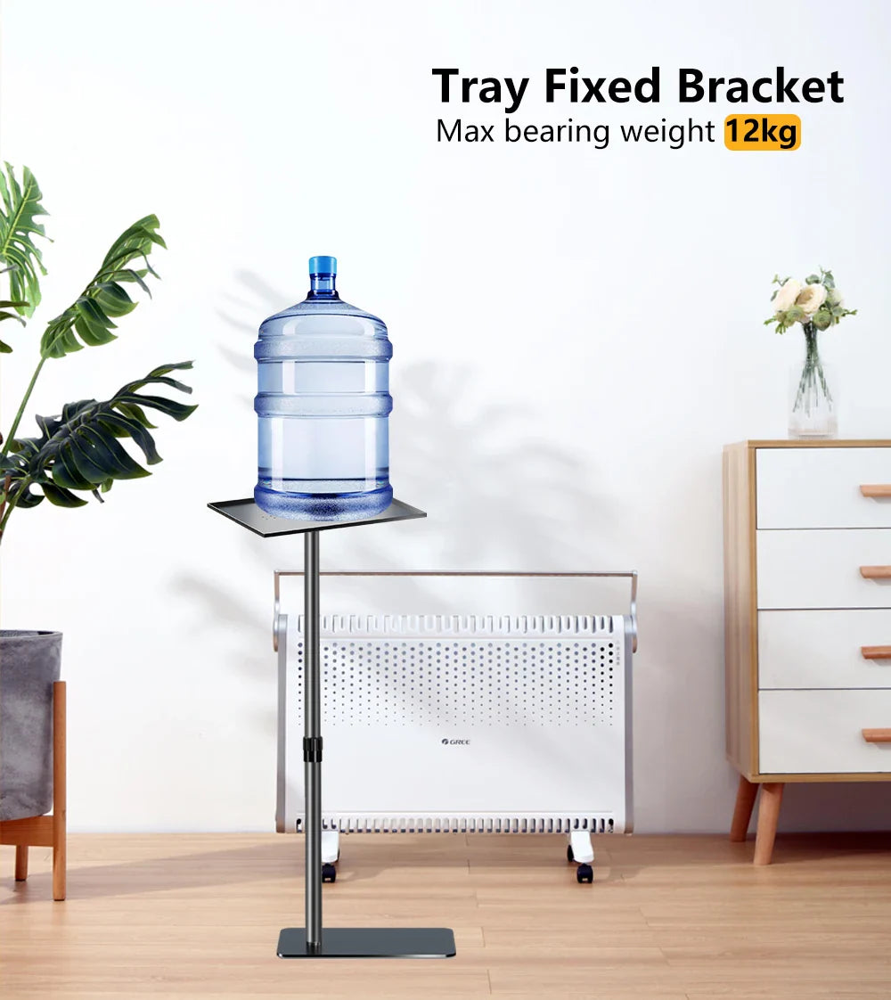 Ceiling/Floor Projector Support Stand Metal Holder Multi-angle Adjustable 360 ° Rotating Projector Bracket Film Video Projector