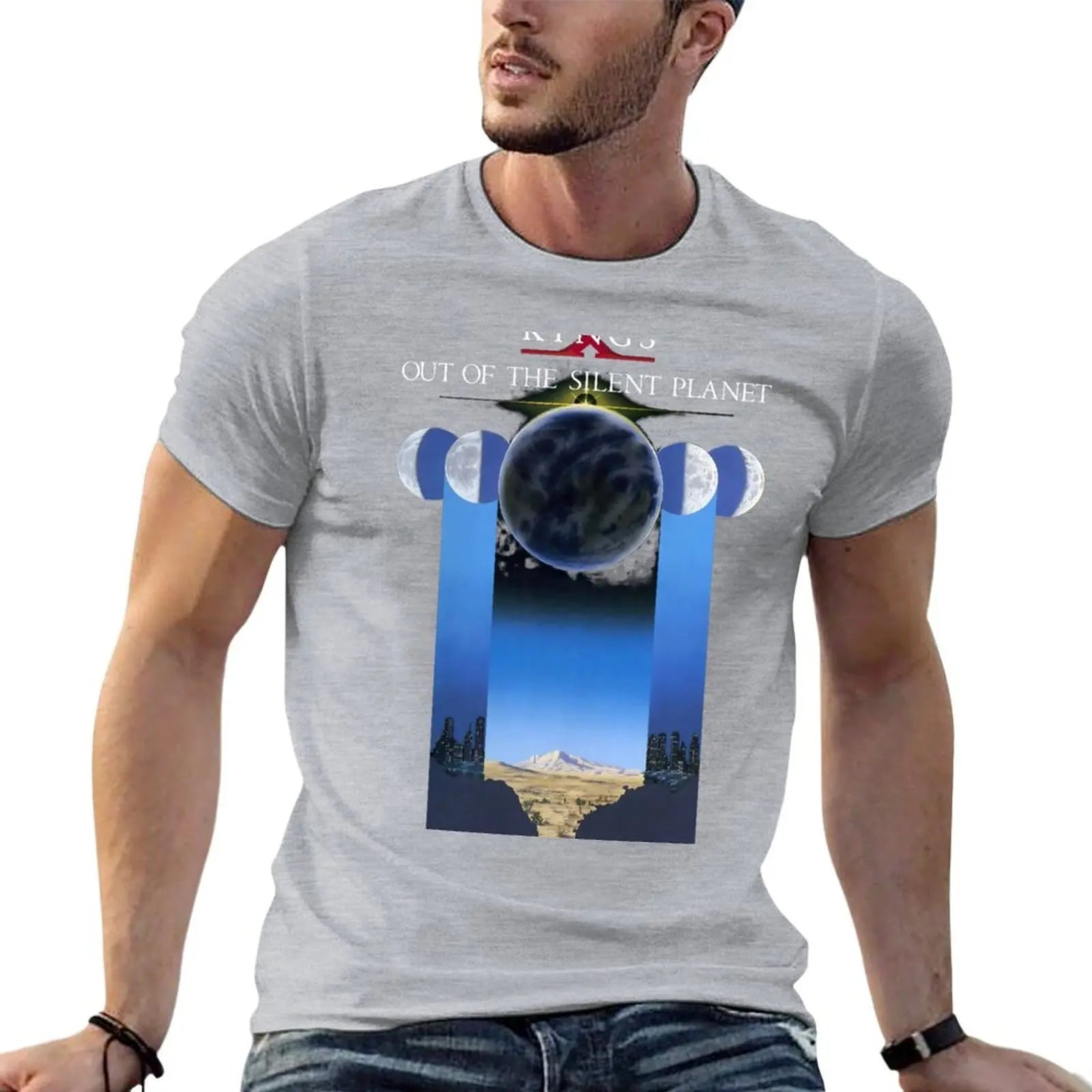 King's X - Out of the Silent Planet T-Shirt animal prinfor boys aesthetic clothes sublime anime clothes men tshirt - Premium tshirt from Lizard Vigilante - Just $22.99! Shop now at Lizard Vigilante