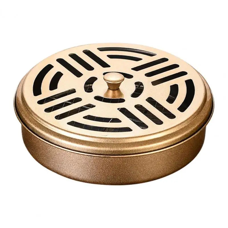 Portable Stainless Steel Mosquito Coil Holder Tray with Spiral Cover – Incense & Candle Holder - Premium Mosquito coil from Lizard Vigilante - Just $18.88! Shop now at Lizard Vigilante