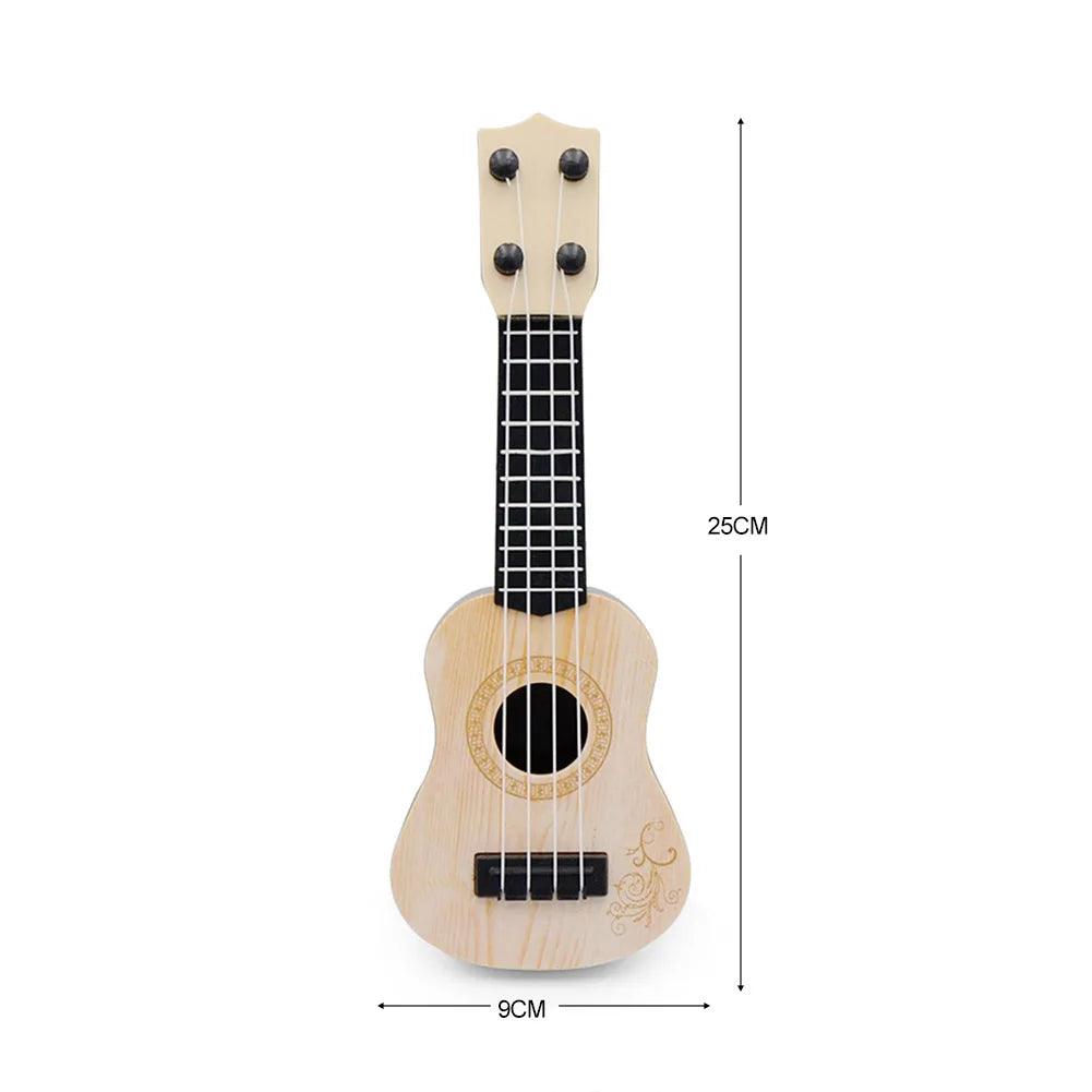 Soprano Ukulele 4 Strings Beginners Children Learning Guitar Musical Instruments Kids Classical String Instrument Party Supplies - Lizard Vigilante