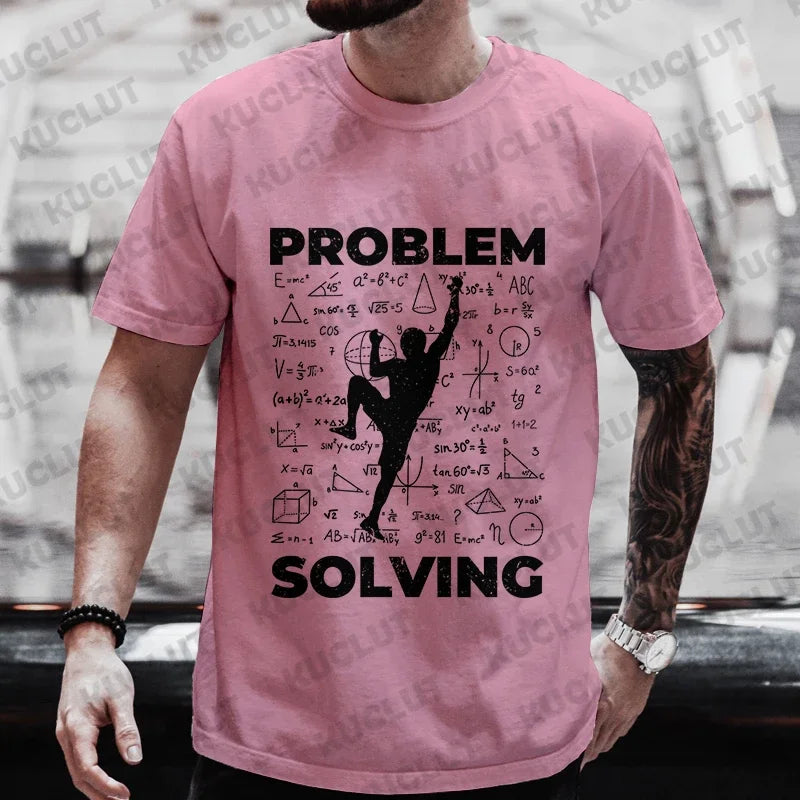 Cliff Chaos Problem Solver Street Climber Tee