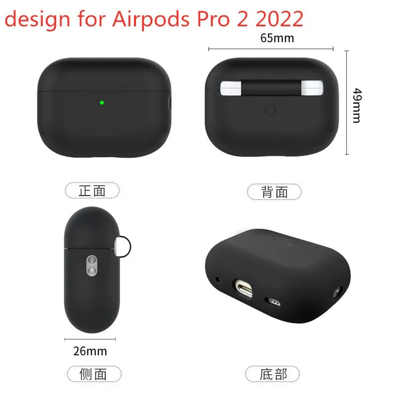 Soft Case for AirPods Pro 2 (2022) and AirPods 3 (2021) – Luxury Silicone Earphone Accessories for AirPods Pro 2nd Generation - Premium airpods case from Lizard Vigilante - Just $12.88! Shop now at Lizard Vigilante