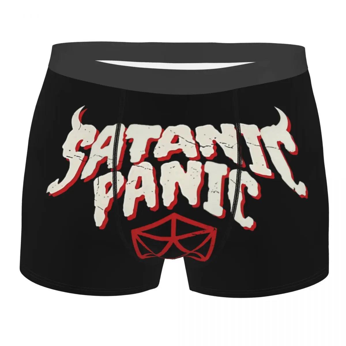 Satanic Panic Man's Boxer Briefs DnD Game Highly Breathable Underwear High Quality Print Shorts Birthday Gifts - Premium demon underwear from Lizard Vigilante - Just $23.49! Shop now at Lizard Vigilante