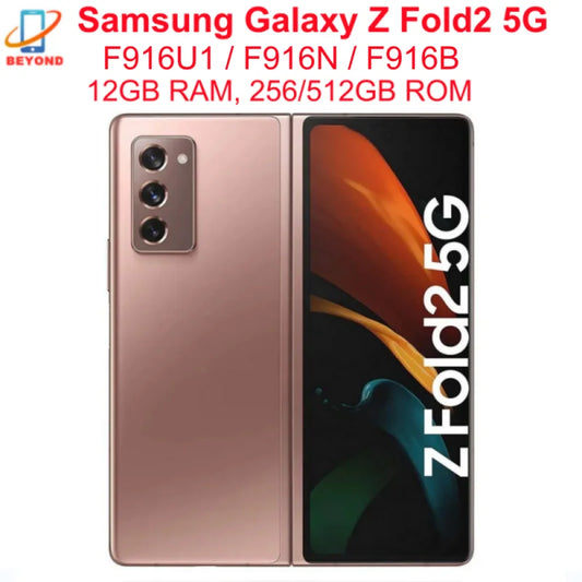 Samsung Galaxy Z Fold2 5G – 7.6" Foldable AMOLED, Snapdragon 865+, 12GB RAM, 256GB/512GB ROM, NFC, 98% New - Premium  from Lizard Vigilante - Just $734.99! Shop now at Lizard Vigilante