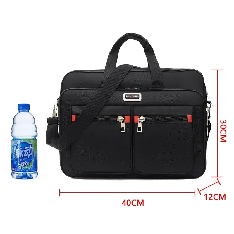 High-Capacity Briefcase Travel Laptop Protection Business Document Information Storage Bags Weekend Organizer Handbag Accessories - Premium Briefcases from Lizard Vigilante - Just $26.99! Shop now at Lizard Vigilante