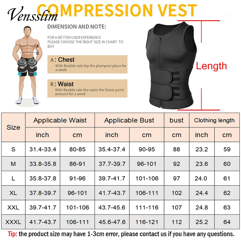 VENSSLIM PRO-GRADE MEN’S BODY SHAPER – Heavy-Duty Waist Trainer Compression Vest for Core Stability, Fat Burn, and Jobsite Confidence - Premium tee from dsers - Just $21.99! Shop now at Lizard Vigilante