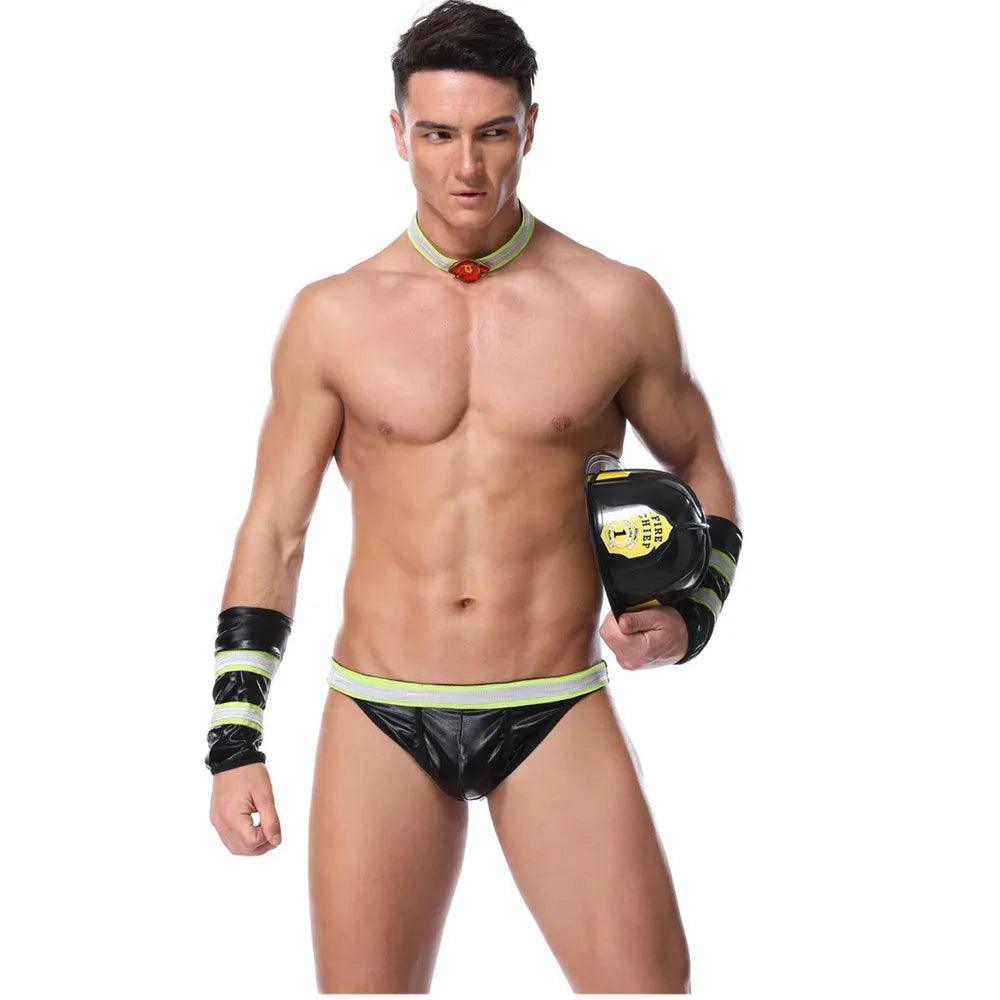 Stripper Male Underwear Men Erotic Uniforms Police Rob Halford Waiter Doctor Roleplay Porn Costumes Nightclub Outfit Husband Date Lingerie Set - Premium Underwear from Lizard Vigilante - Just $42.99! Shop now at Lizard Vigilante