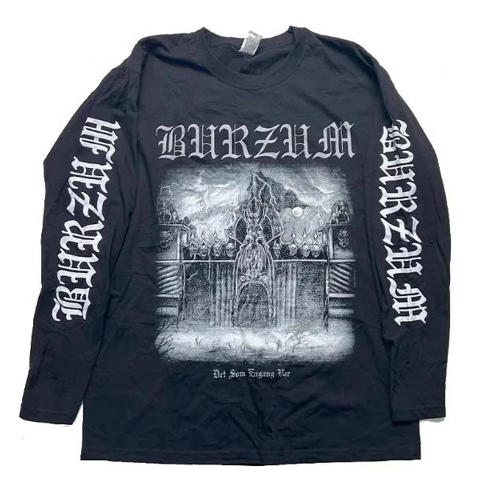 Burzum Heavy Metal Band Printed Long Sleeve T-Shirt For Fans of Metal - Premium T-Shirt from Lizard Vigilante - Just $24.99! Shop now at Lizard Vigilante