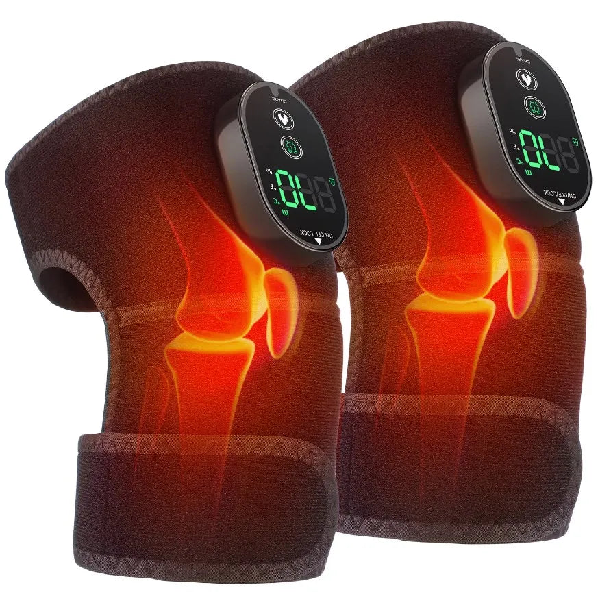 Electric Heating Knee Massager Joint Elbow Knee Pad Shoulder Pad Vibration Knee Shoulder Massage Health Care - Premium  from Lizard Vigilante - Just $23.99! Shop now at Lizard Vigilante