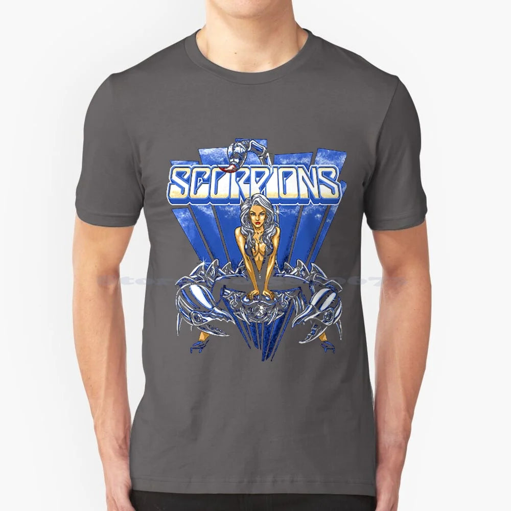 The Scorpions German Band T Shirt 100% Cotton Tee German Band - Premium T-Shirt from Lizard Vigilante - Just $38.99! Shop now at Lizard Vigilante