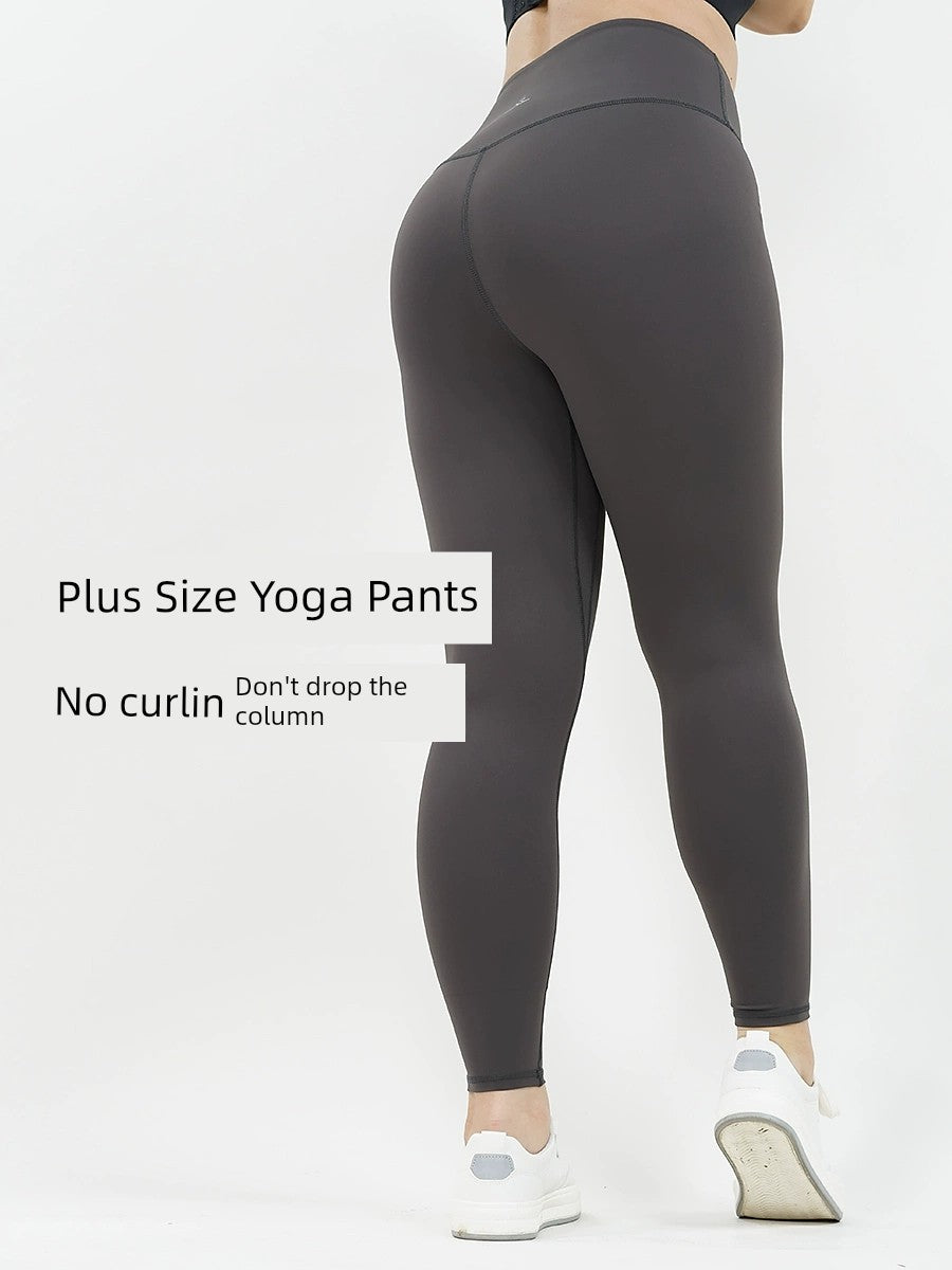 Plus Size High Waist Hip Lift Ladies Running Sports Yoga Pants - Premium yoga pants from Lizard Vigilante - Just $46.99! Shop now at Lizard Vigilante