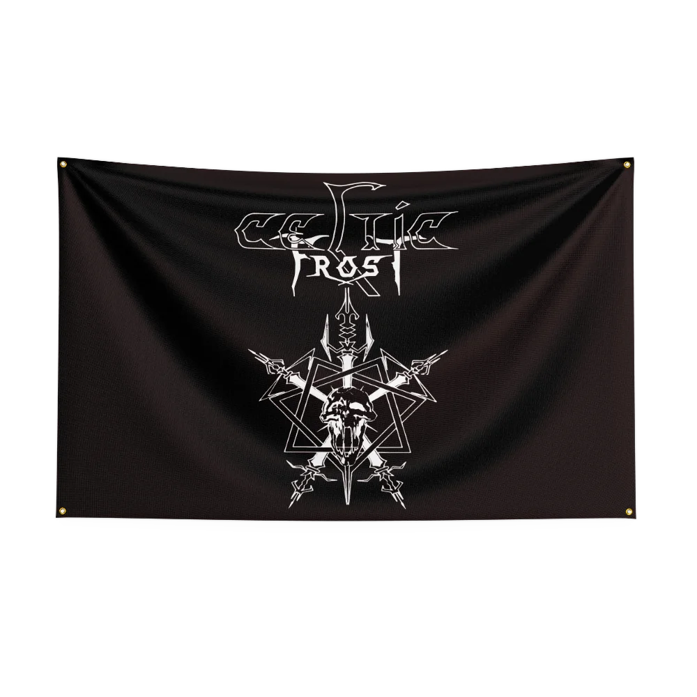 Celtic Frost Heavy Rock Band Flag – 3x5 Ft Polyester Digital Printed Banner for Bedroom, Wall Art & Outdoor Tapestry Decoration - Premium flag from Lizard Vigilante - Just $15.99! Shop now at Lizard Vigilante