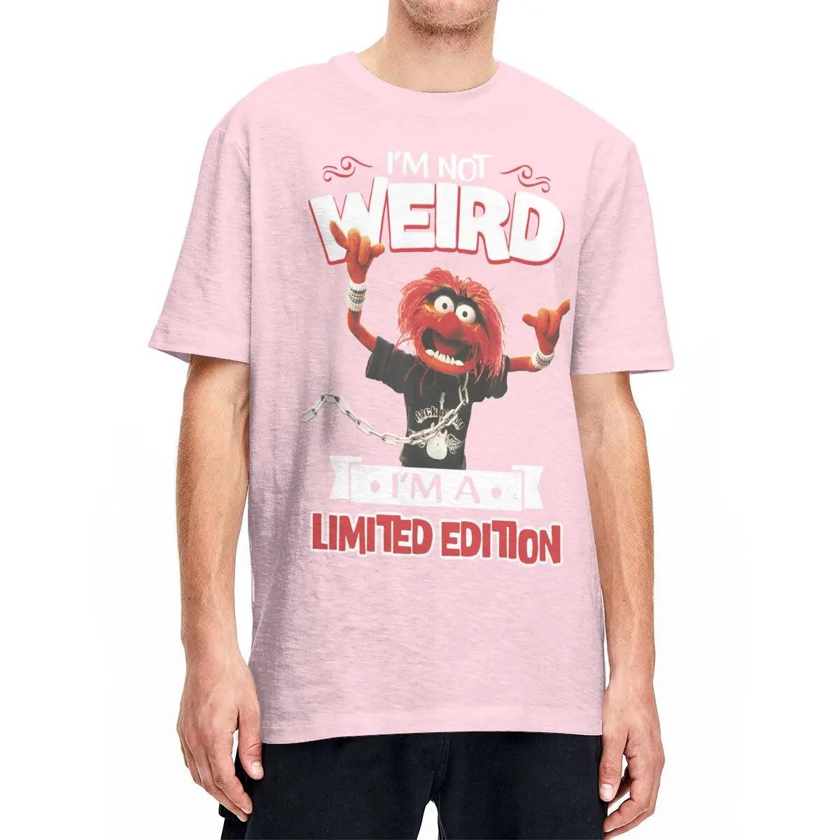 Tee Shirt Muppet Show Animal Rock I'm Not Weird I'm A Limited Edition T Shirts Cotton Hipster T-Shirt Big Size Clothing - Lizard Vigilante