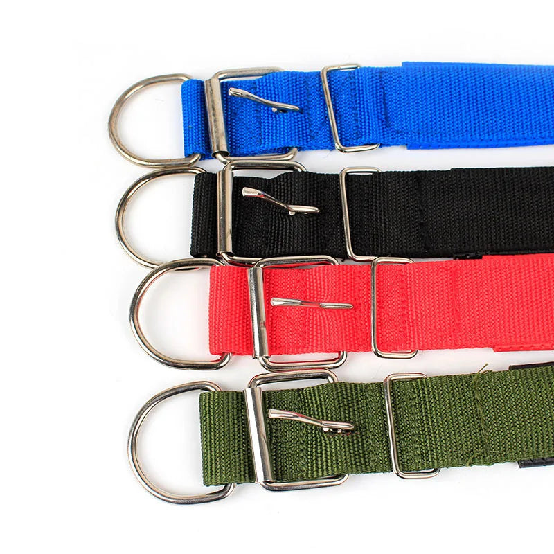 Durable Solid Nylon Dog Collar for Small, Medium, and Large Dogs – Breakaway Design - Premium dog collar from Lizard Vigilante - Just $12.99! Shop now at Lizard Vigilante