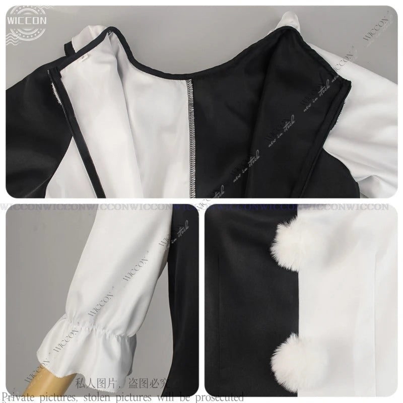 Clown Cosplay Costume Art The Clown Jumpsuit Halloween Costumes for Men Women Art Black White Joker Role Play Party Gift Dress - Premium  from Lizard Vigilante - Just $43.99! Shop now at Lizard Vigilante