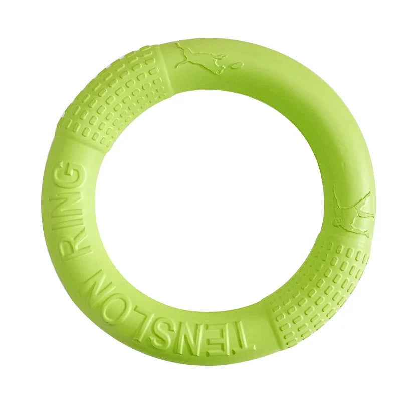 Dog Toys Pet Flying Discs EVA Dog Training Ring Puller Resistant Toys For Dogs Floating Puppy Bite Ring Toy Interactive - Lizard Vigilante