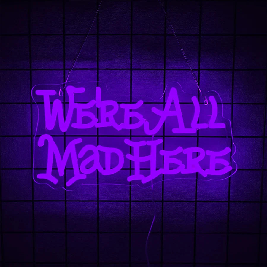 Halloween Neon Signs, Magic Hats And Weird Bat Icons Are Used For Decor In Rooms, Game Rooms, Scary Spaces, Clubs And Bars.