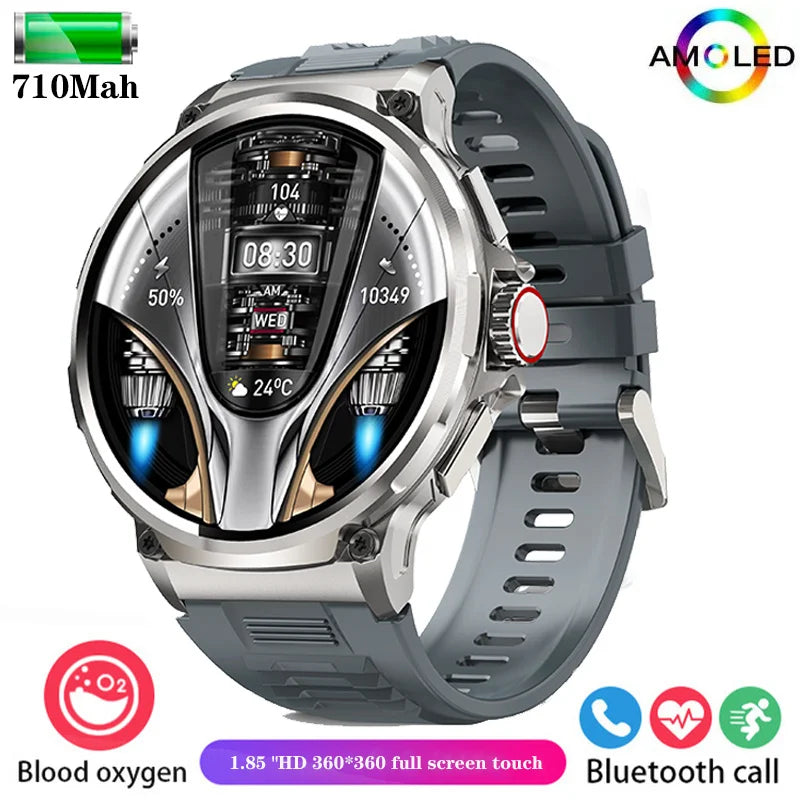 Smart Watch for Men | 1.85-Inch Ultra HD AMOLED Display | GPS Tracker & Fitness Monitor | Bluetooth Calling | 2024 New Model - Premium smartwatch from Lizard Vigilante - Just $64.99! Shop now at Lizard Vigilante