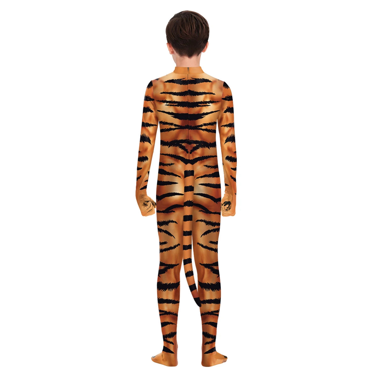 Parent-Child Tiger 3D Print Bodysuit - Unisex Halloween Cosplay Costume for Epic Family Adventures! - Premium Cosplay Costumes from Lizard Vigilante - Just $35.88! Shop now at Lizard Vigilante