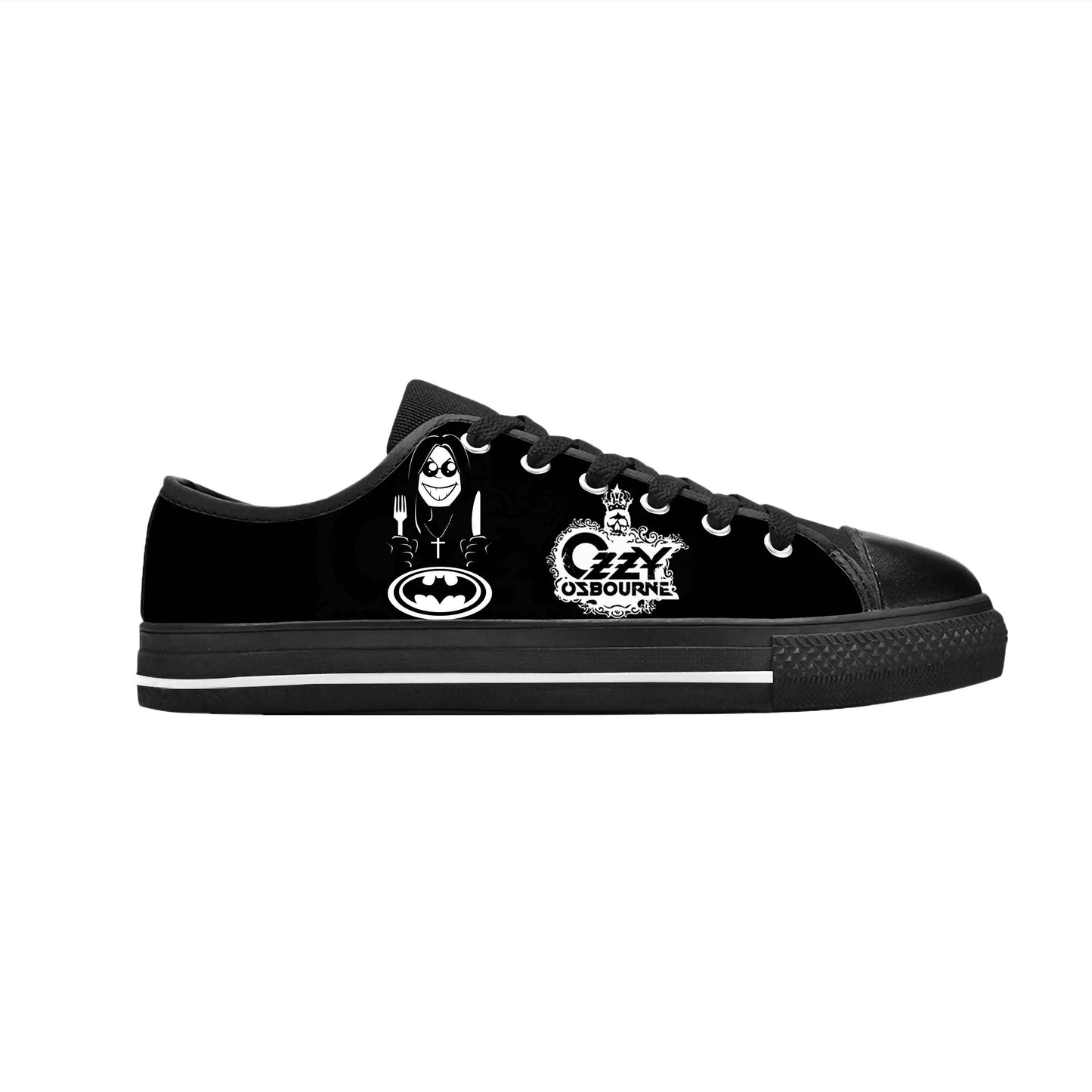 Unleash Your Inner Rock Star: Ozzy Osbourne 3D Print Casual Sneakers - Premium Shoes from Lizard Vigilante - Just $39.99! Shop now at Lizard Vigilante