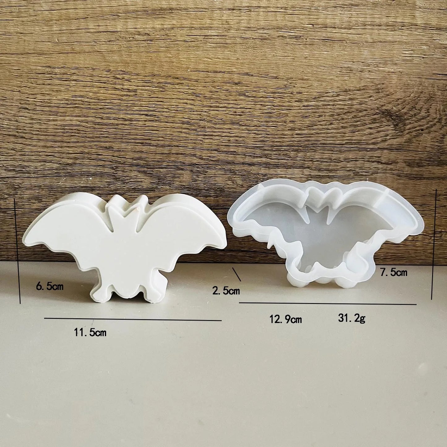 Halloween Decoration Diy Mold Skeleton Bat Mask Jack Ghost Silicone Mould Car Aromatherapy Plaster Doll Pinch Molds