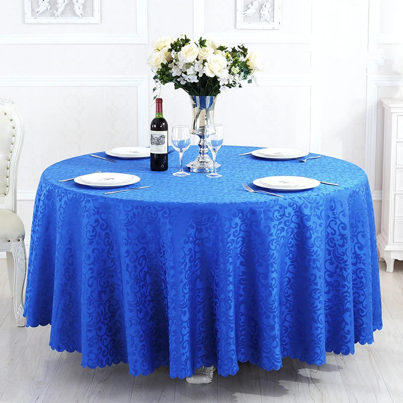 Polyester Jacquard Tablecloth for Hotel, Wedding, Banquet, and Party Decoration - Premium tablecloth from Lizard Vigilante - Just $32.88! Shop now at Lizard Vigilante