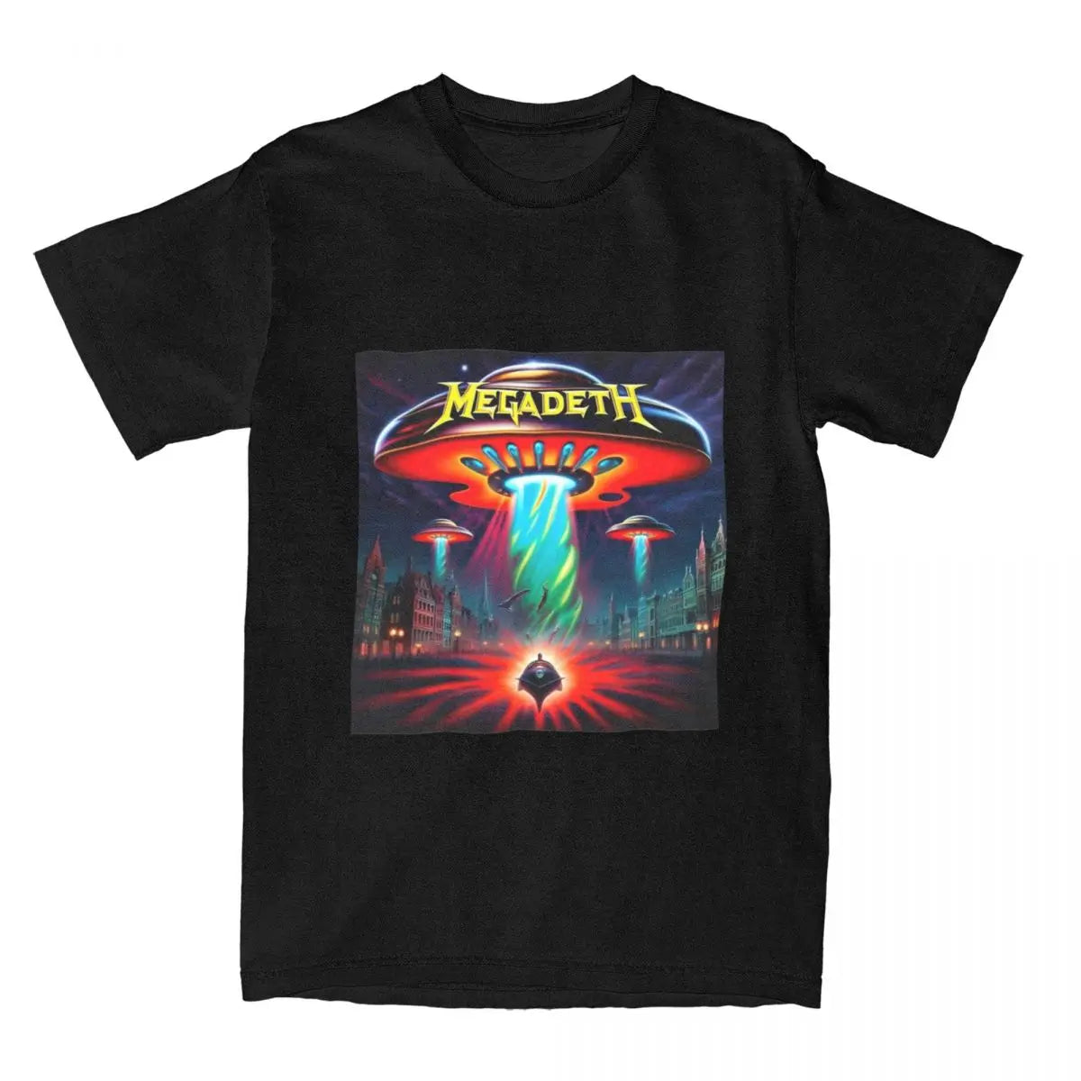 Megadeth Y2K Boston Custom Logo Cotton Tee – Men’s Short Sleeve Casual Summer T-Shirt - Premium t-shirt from Lizard Vigilante - Just $23.88! Shop now at Lizard Vigilante