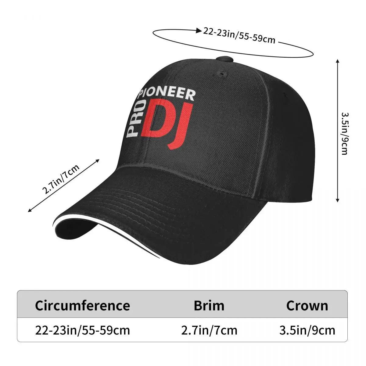 Pioneer DJ Pro Baseball Cap Harajuku Desgin Vintage Trucker Hat Spring Men Adult Kpop Rock High Quality Custom Logo Baseball Cap - Lizard Vigilante