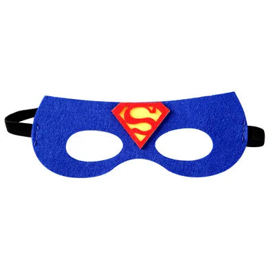 Superhero Kids Cosplay Masks 28-Piece Set — Party Favor Costume Accessories For Boys And Girls